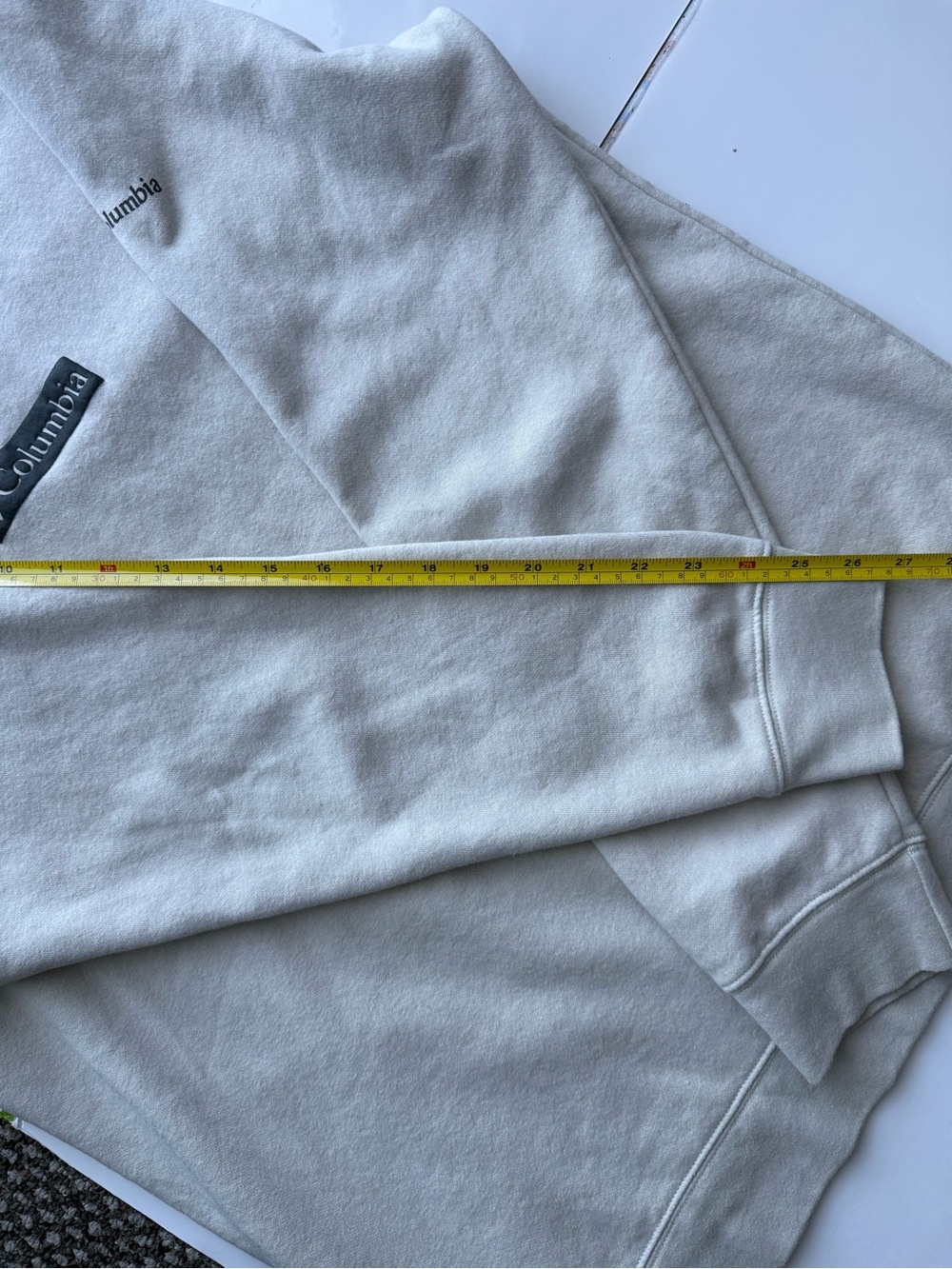 Columbia Men's Pullover Sweatshirt Trek Crew Sweatshirt Black Size - Picture 7 of 8